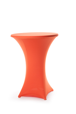 hoes statafel stretch oranje 85 cm