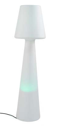 Designlamp met gekleurde LED verlichting